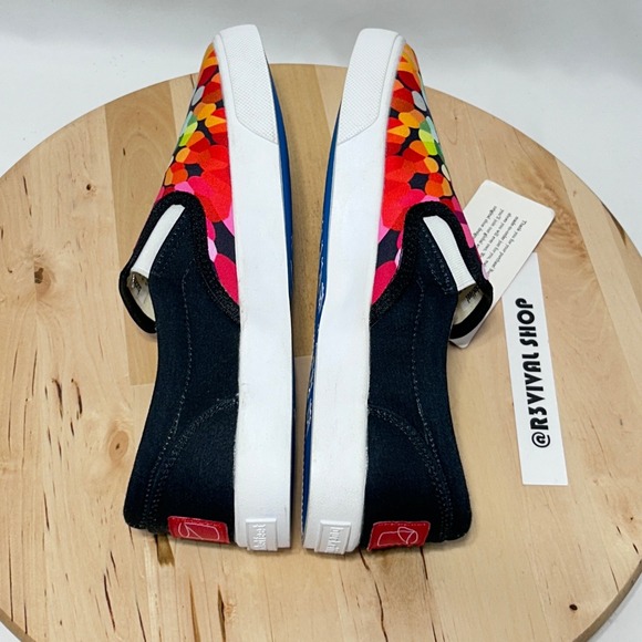 BucketFeet Adult Unisex Multicolor‎ Canvas Slip On Sneakers NWT- W9 & M7.5 - Picture 9 of 11